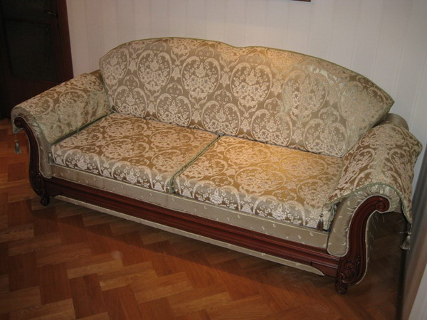 Жулебинский бульвар - обивка диванов, материал искусственная кожа