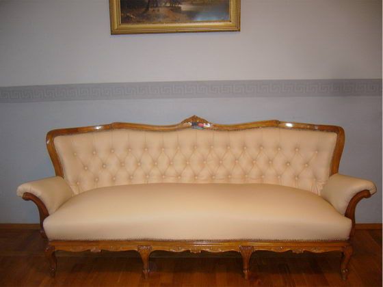 Андроновка - обивка диванов, материал лен