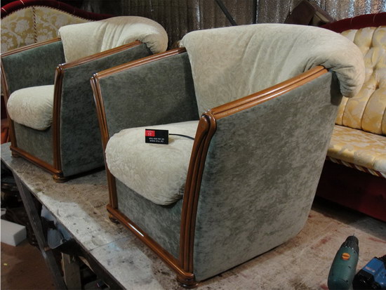 Первомайская - обивка стульев, материал замша