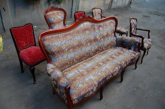 Каширский район - обивка стульев, материал репс-велюр