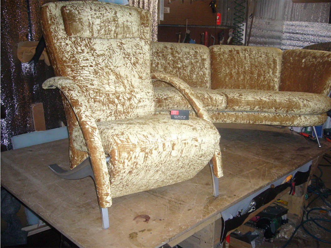 Серпухов - обшивка стульев, материал лен