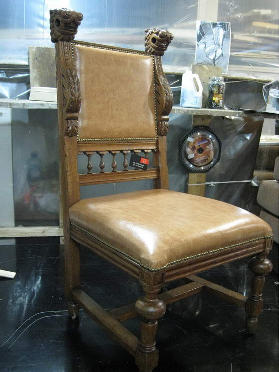 Совхоз Крекшино - обшивка стульев, материал кожзам