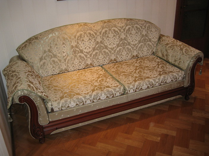 Славянский бульвар - обшивка кроватей, материал ягуар