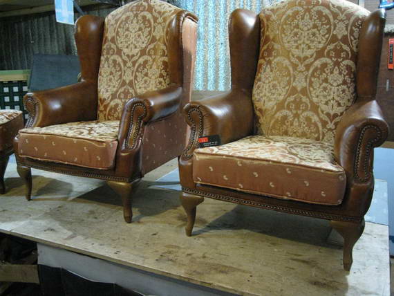 Калининец - обшивка стульев, материал замша