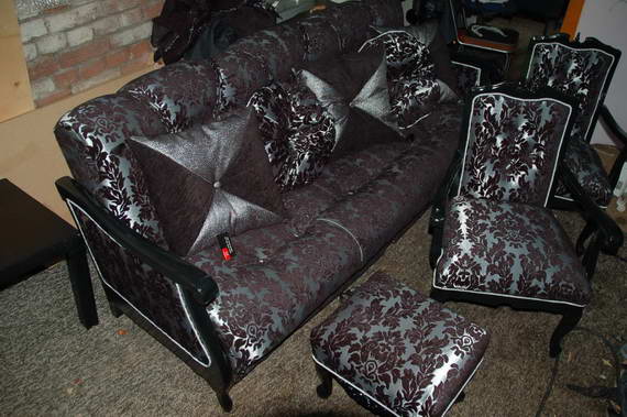 Беломорская - обшивка стульев, материал алькантара
