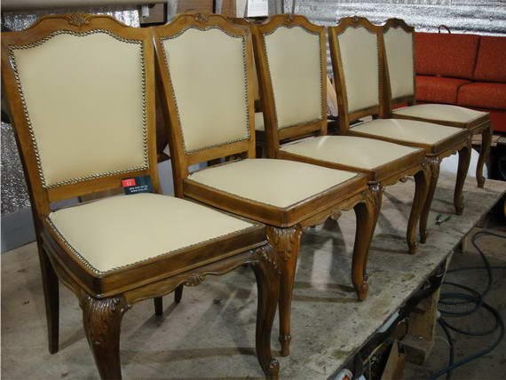 Арбатская - обшивка стульев, материал натуральная кожа