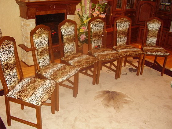 Охотный Ряд - обшивка стульев, материал кожа