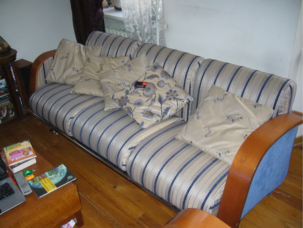 Новопеределкино - обшивка диванов, материал микрофибра