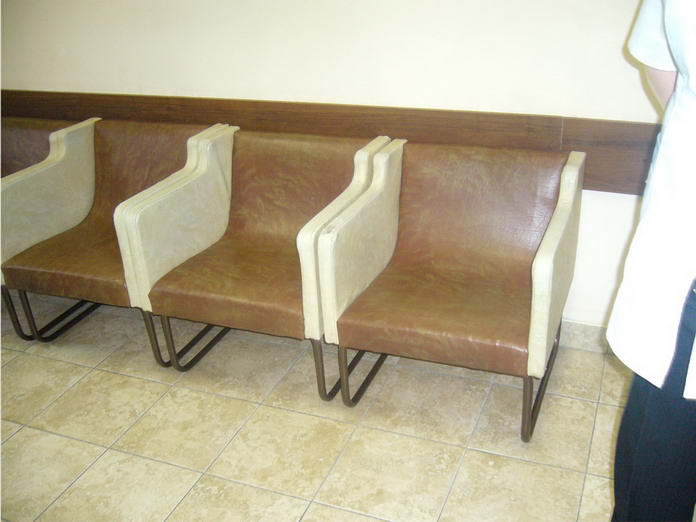 Белокаменная - обшивка стульев, материал велюр