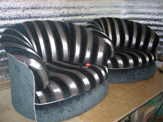Ясенево - перетяжка стульев, материал лен