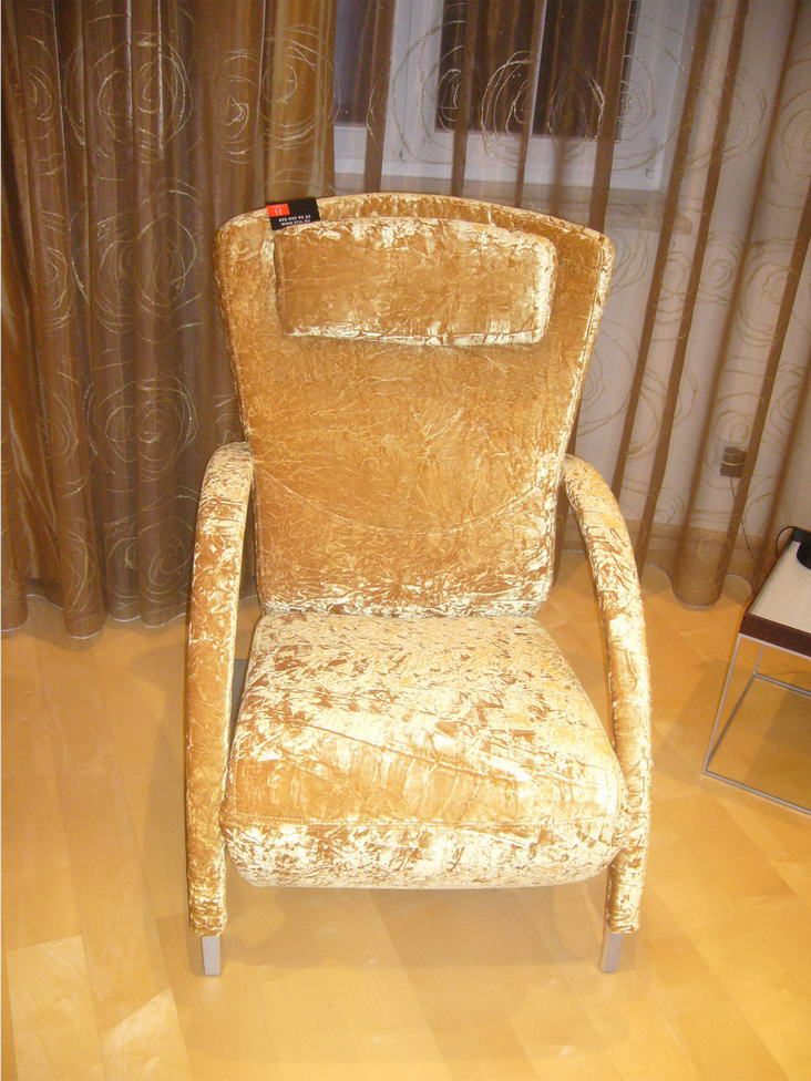 Район Гагаринский - перетяжка стульев, материал лен
