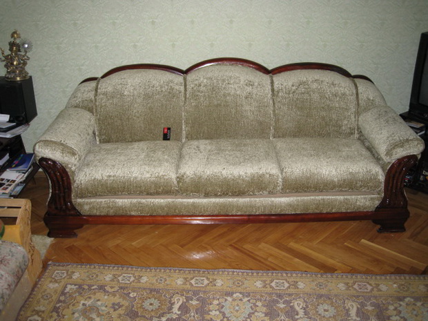 Алексеевская - перетяжка мягкой мебели, материал флис