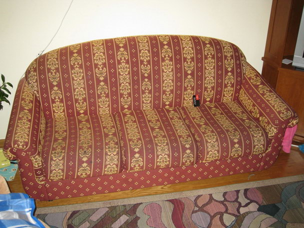 Балашиха - перетяжка мягкой мебели, материал лен