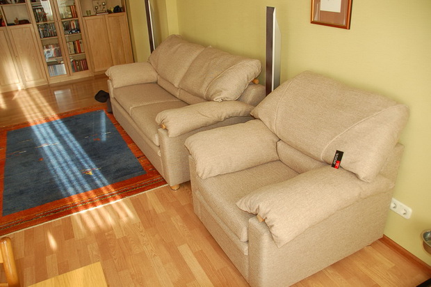 Барвиха - перетяжка диванов, материал гобелен