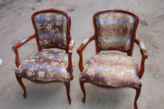Ашукино - перетяжка стульев, материал кожзам
