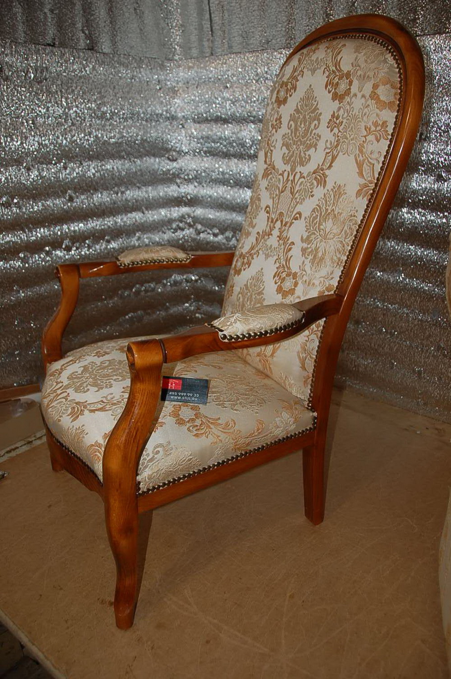 Электроугли - перетяжка стульев, материал флис