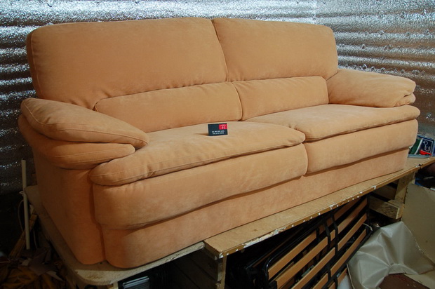 Акулово - перетяжка диванов, материал лен