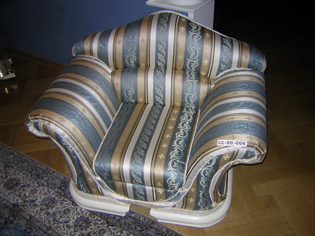 Проспект Андропова - перетяжка мягкой мебели, материал кожзам