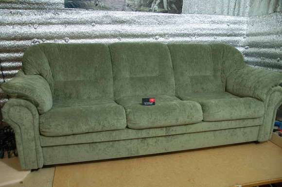 Новорублево - перетяжка мягкой мебели, материал лен