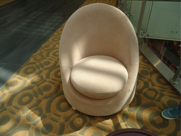 Ржевская - пошив чехлов на кресла, материал флок на флоке