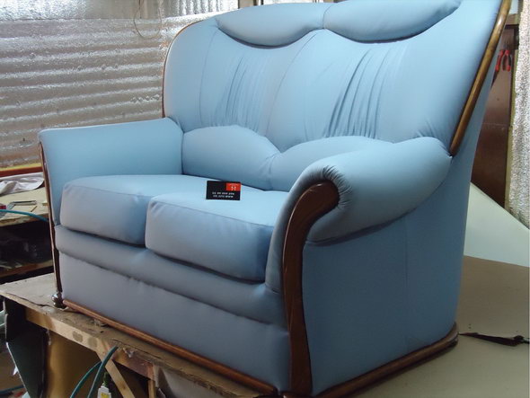 Андроновка - пошив чехлов на кресла, материал натуральная кожа