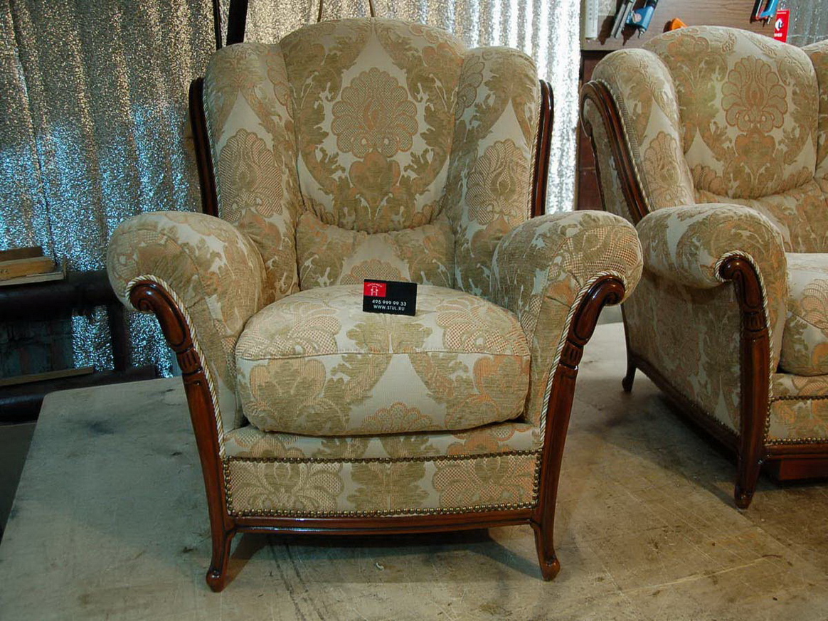 Решетниково - пошив чехлов на стулья, материал рококо