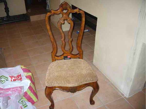 Тучково - пошив чехлов на стулья, материал рококо