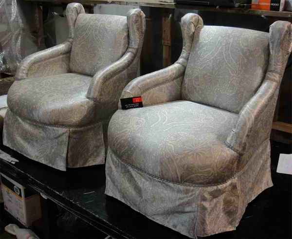 Отрадное - пошив чехлов на кресла, материал искусственная кожа