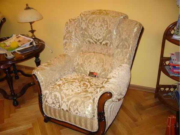 Район Гагаринский - пошив чехлов на стулья, материал жаккард