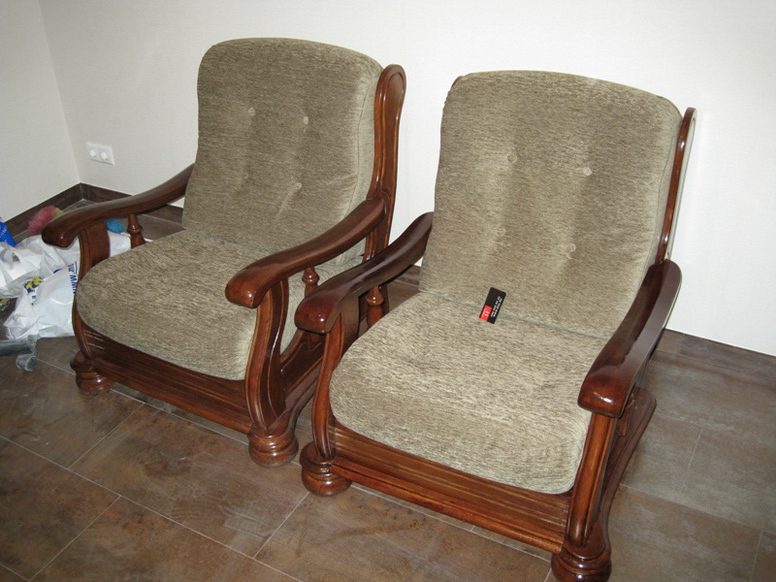 Стромынка - пошив чехлов на стулья, материал шенилл