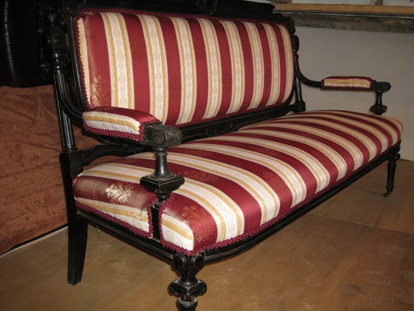 Пущино - пошив чехлов на кресла, материал лен