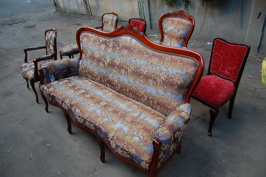 Кутузовское шоссе - пошив чехлов на кресла, материал антивандальные ткани