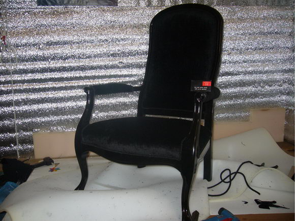 Балтийская - ремонт стульев, материал антивандальные ткани