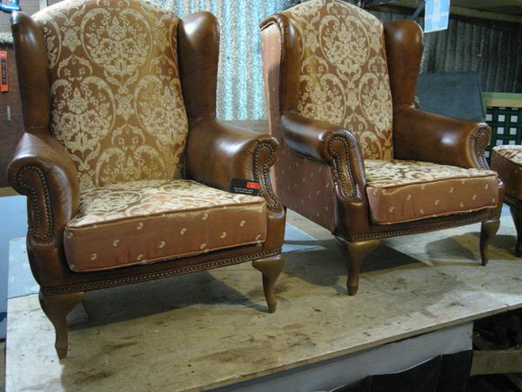 Десна - ремонт стульев, материал экокожа