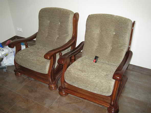 Дорохово - ремонт стульев, материал кожзам