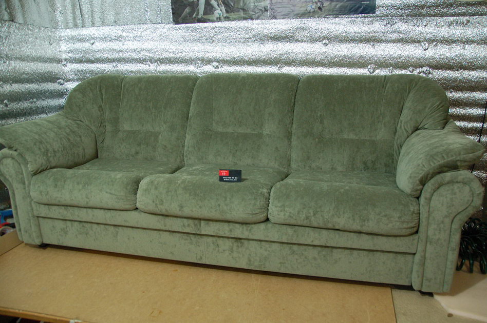 Люблино - ремонт диванов, материал кожзам