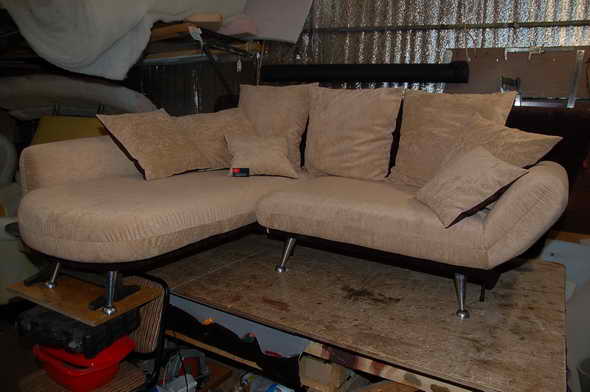Арбатская - ремонт диванов, материал ягуар