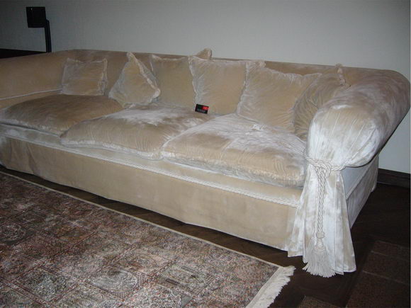 Угрешская - ремонт диванов, материал лен