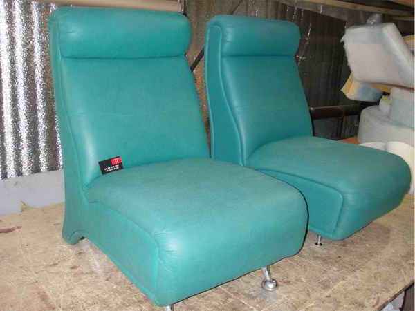 Волжская - реставрация стульев, материал флис