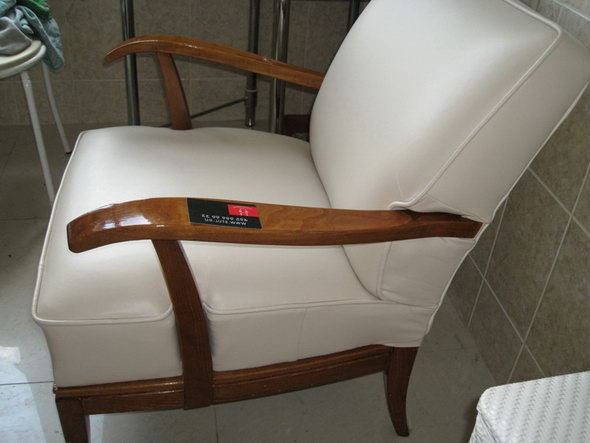 Волжская - реставрация стульев, материал скотчгард
