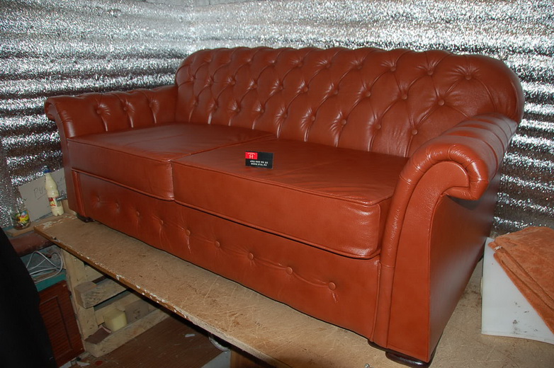 Барвиха - реставрация диванов, материал флок