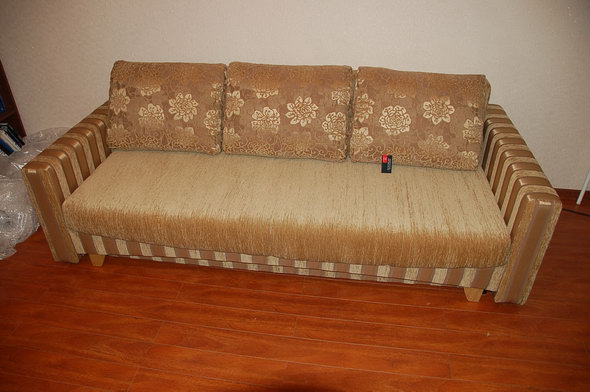 ЛМС - реставрация диванов, материал флок на флоке
