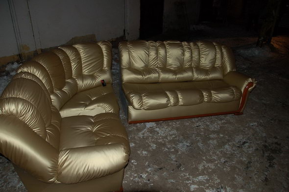 Алма-Атинская - реставрация диванов, материал лен