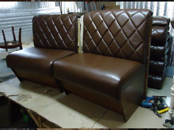 Ликино-Дулево - реставрация мягкой мебели, материал искусственная кожа