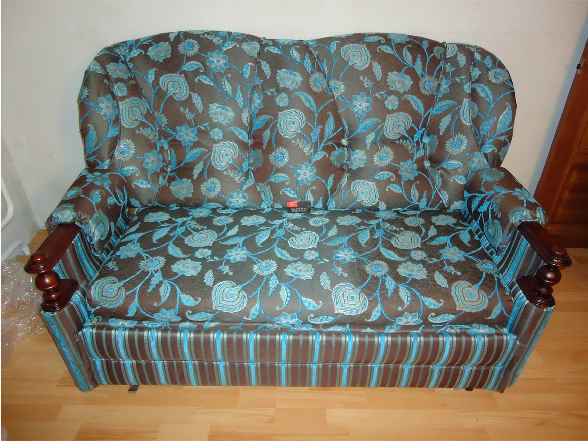 Балашиха - реставрация диванов, материал флок