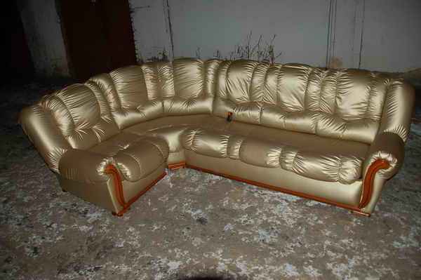 Белокаменная - реставрация диванов, материал натуральная кожа