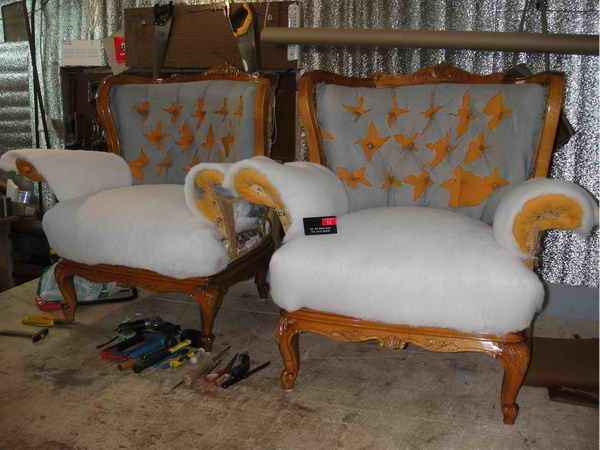 Аннино - реставрация диванов, материал микрофибра