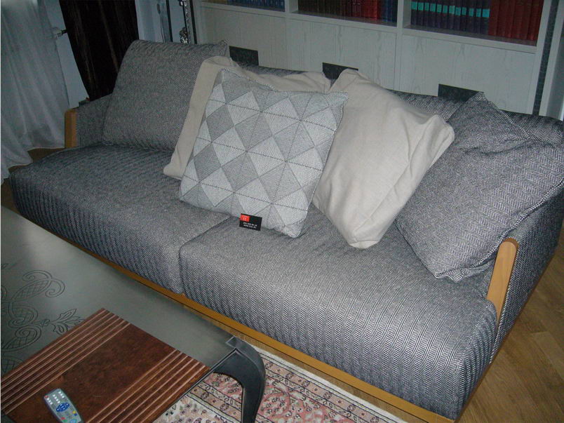 ЛМС - реставрация диванов, материал антивандальные ткани